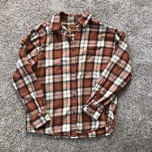 vintage orange and tan flannel :)